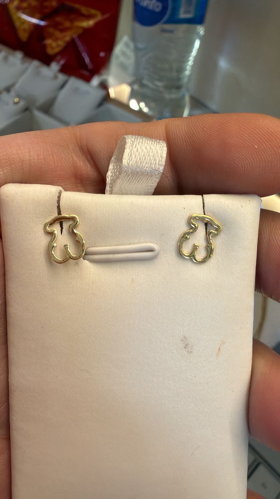 ARETES TOUS OSITO  0.9GR 14K